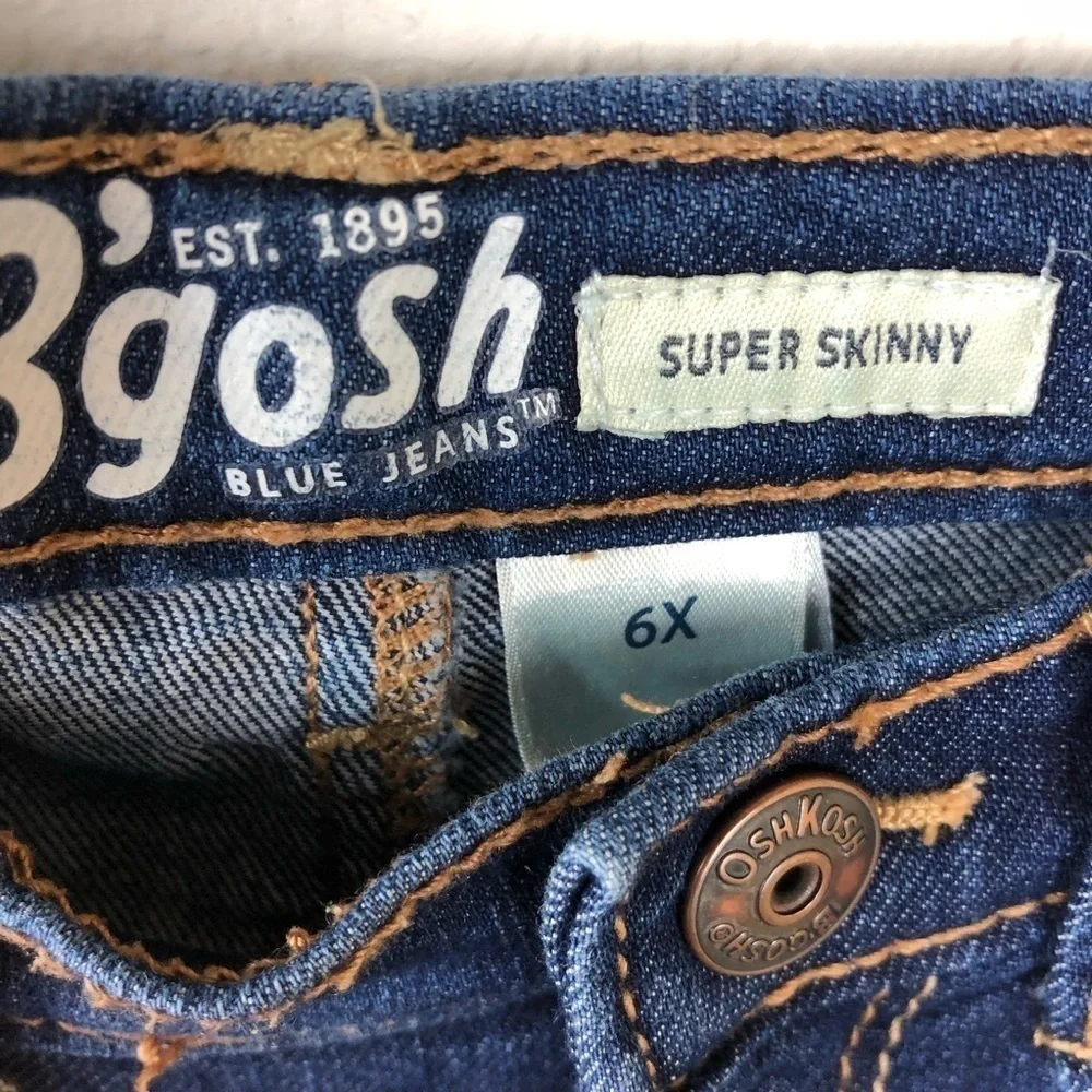 Osh Kosh B’gosh Girls Jeans, Blue Size 6x